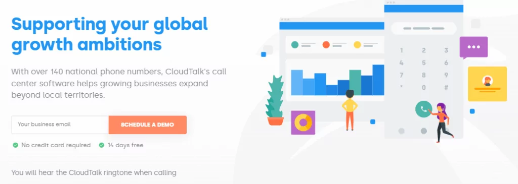 MightyCall alternatives: Cloudtalk website