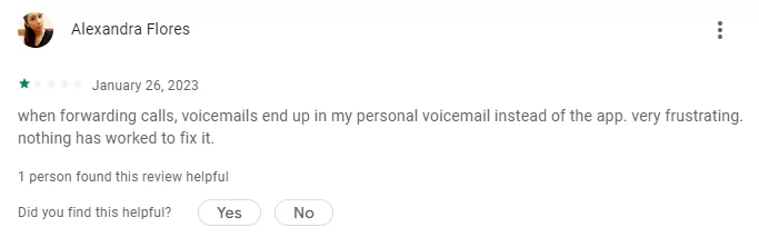 Comcast Business Voice customer complaining that business voicemails showed in their personal voicemail