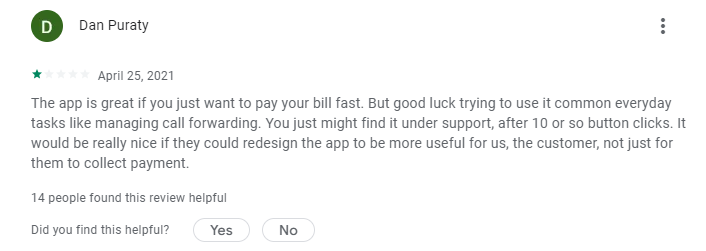 Comcast Business Voice customer expressing frustration with the ability to manage calls