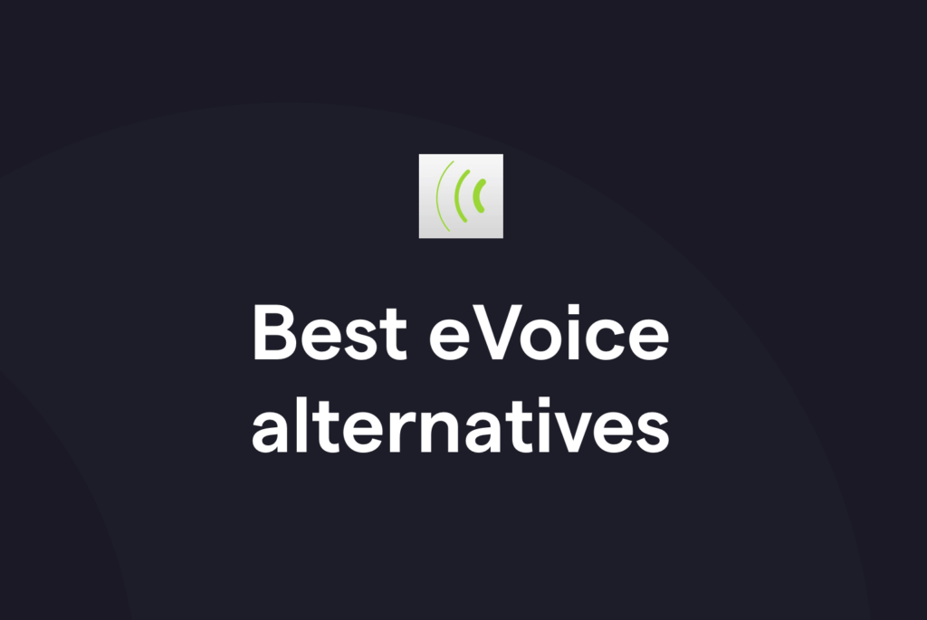 eVoice alternatives