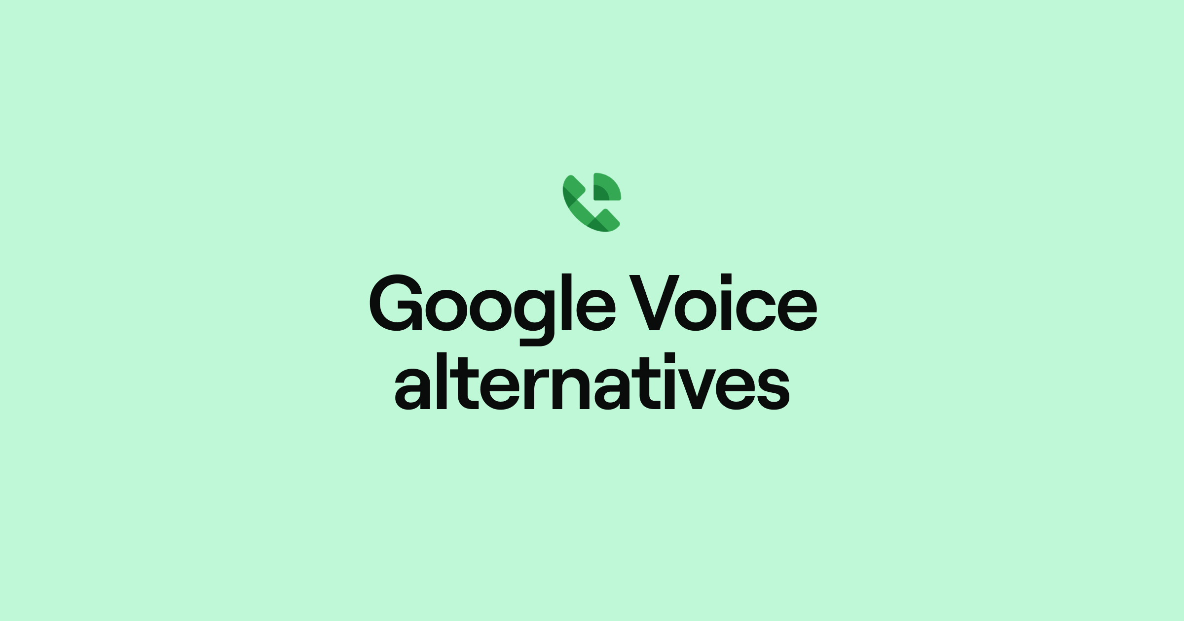 Google Voice alternatives