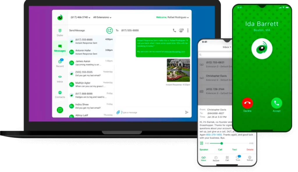 Best VoIP app for Android: Grasshopper