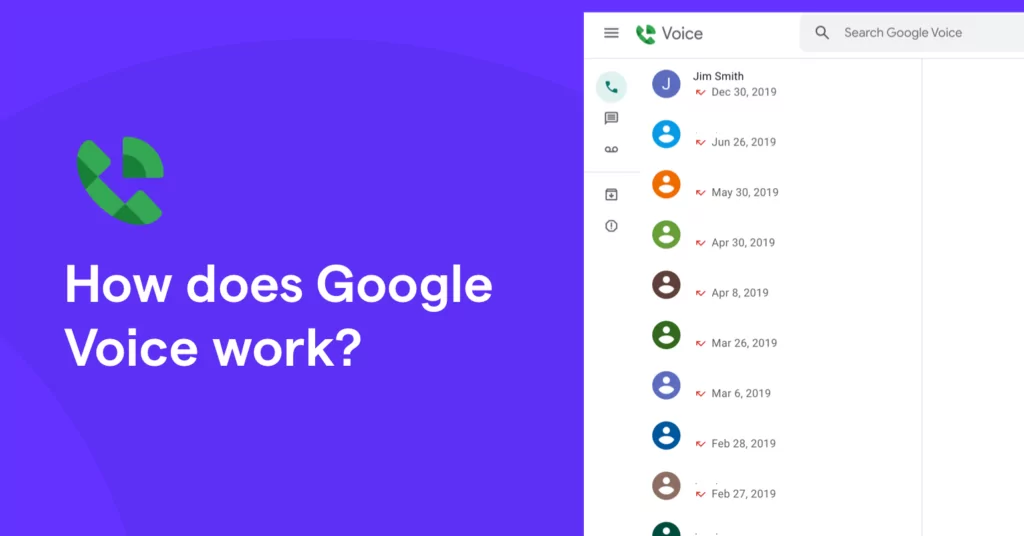 How does Google Voice work