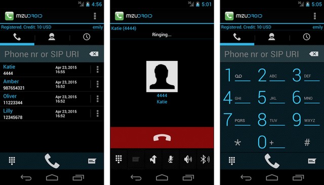 Best VoIP app for Android: MizuDroid