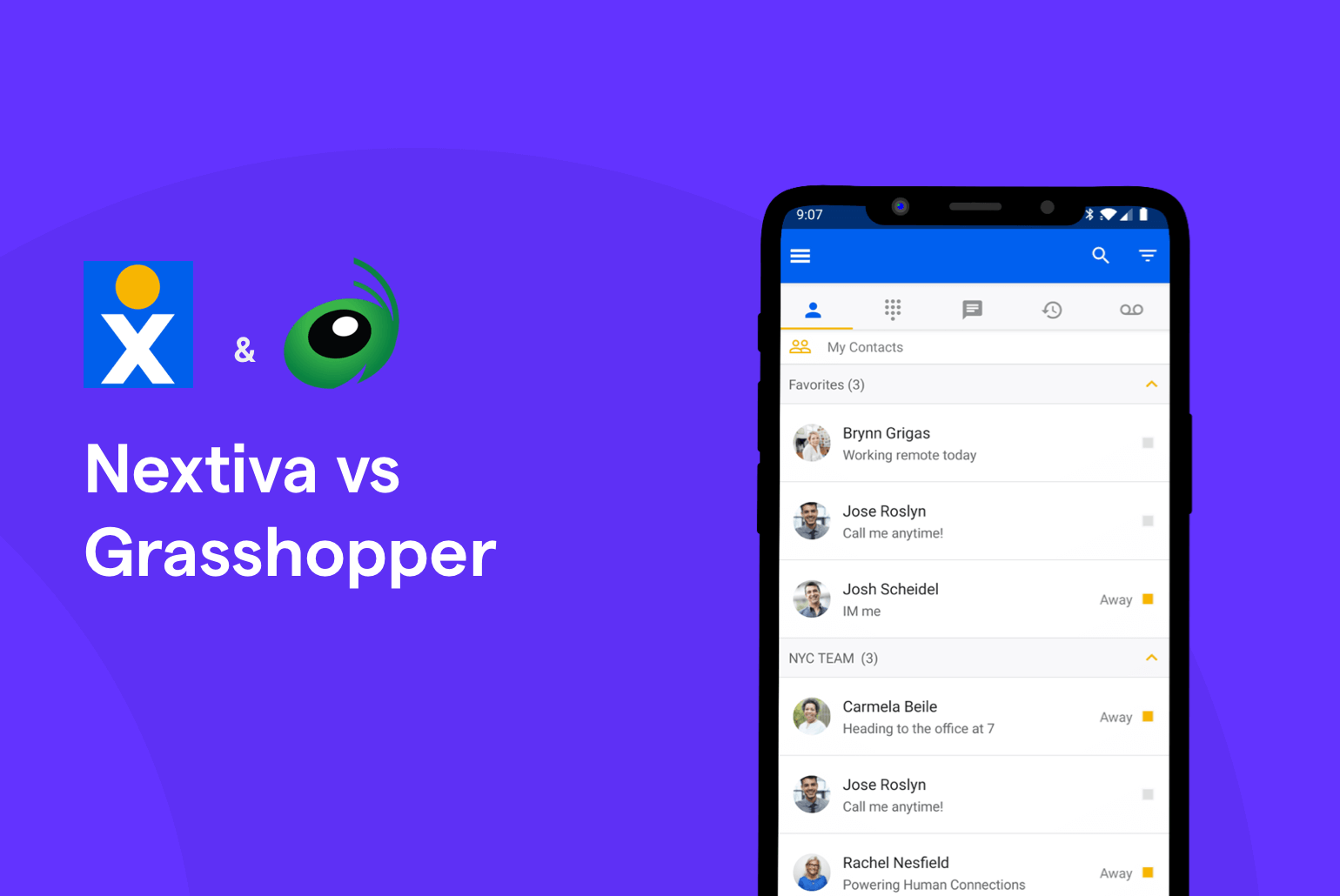 Nextiva vs Grasshopper