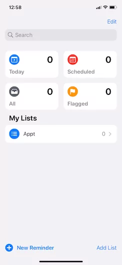 Using the reminders app to remember to send a text message later on your iPhone