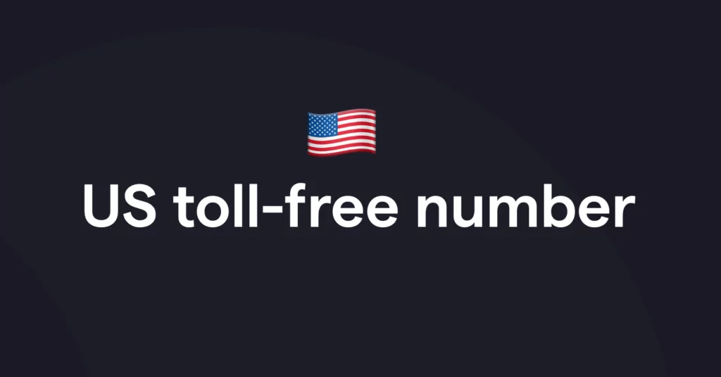 US toll-free number