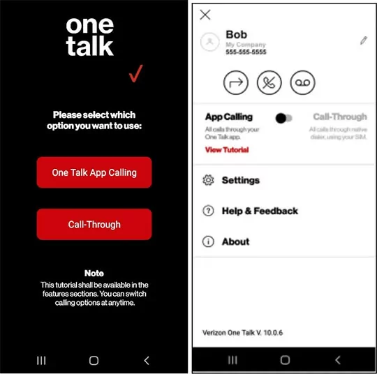 Verizon One Talk: One Talk website