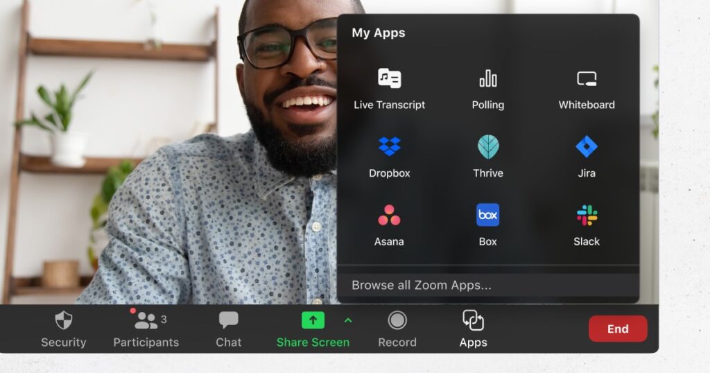 Three-way calling apps: Zoom