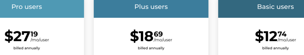 Phone.com pricing as of May 2024