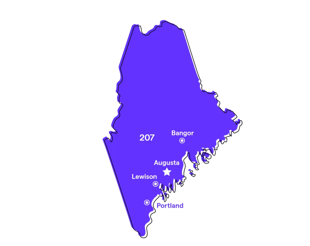 Get a Maine local phone number - 207 area code - OpenPhone